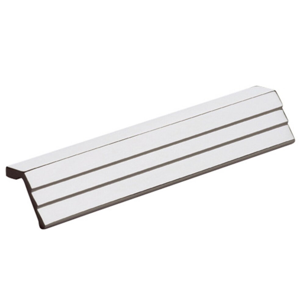 Omnia Hardware 6" Center Angled Pull in Polished Stainless Steel