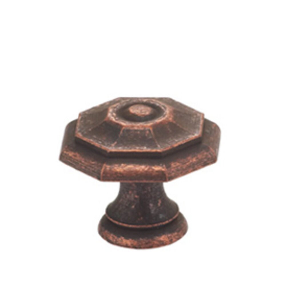 Omnia Hardware 1" Octagonal Knob Vintage Copper