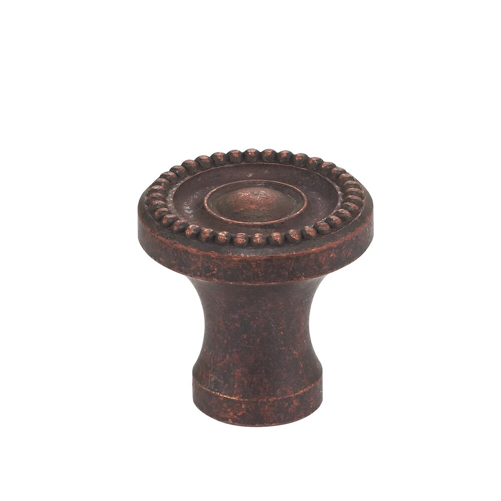Omnia Hardware 1" Beaded Knob Vintage Copper