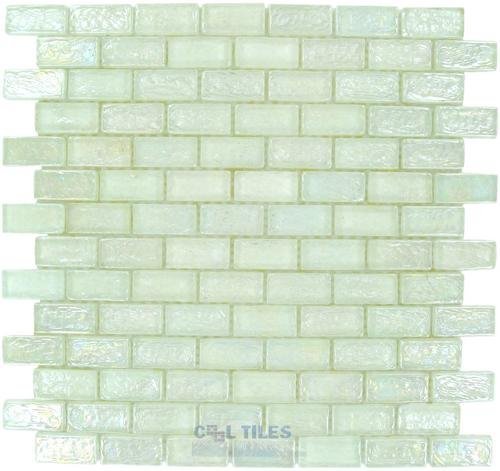 Onix Glass Tiles Iridescent Clear Bricks