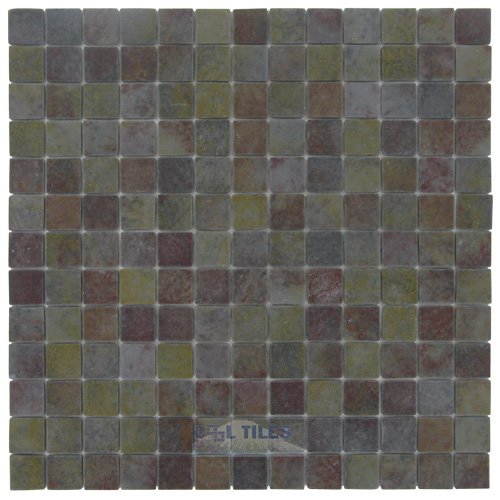 Onix Glass Tiles 1" x 1" Tile in Slate