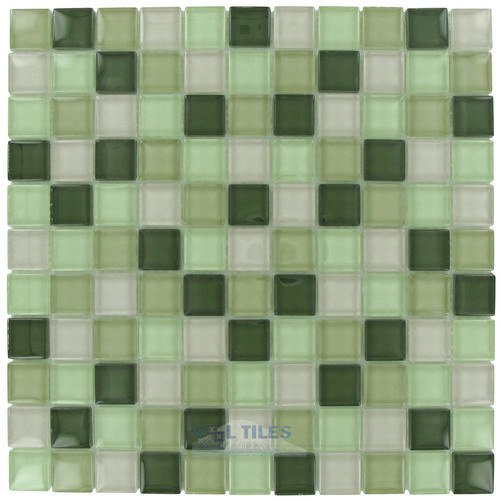 Glossy Thick Glass Mosaic, How Thick Is Mosaic Tile