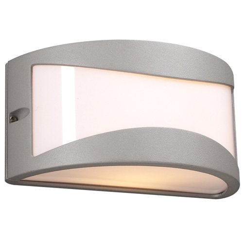 PLC Lighting CFL 10" Exterior Light in Silver
