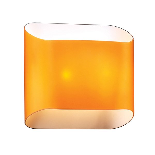 PLC Lighting 9" Wall Light in Amber