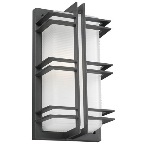 PLC Lighting 7" Exterior Light in Bronze with Frost Glass