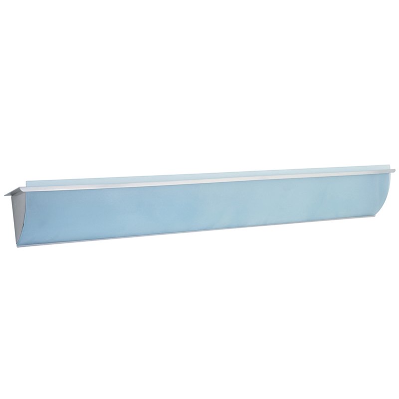 PLC Lighting 42" Wall Light in Satin Nickel with Acid Frost Glass