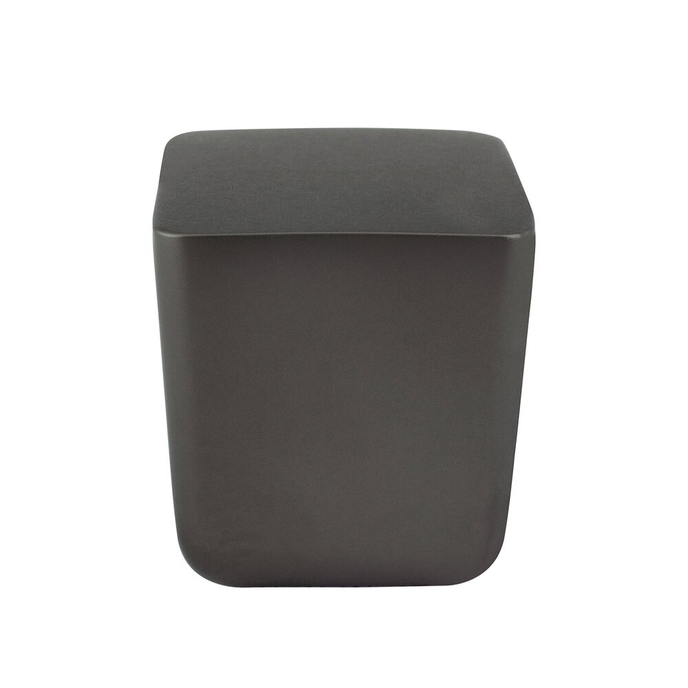 R. Christensen by Berenson Large Square Knob in Charcoal Gray