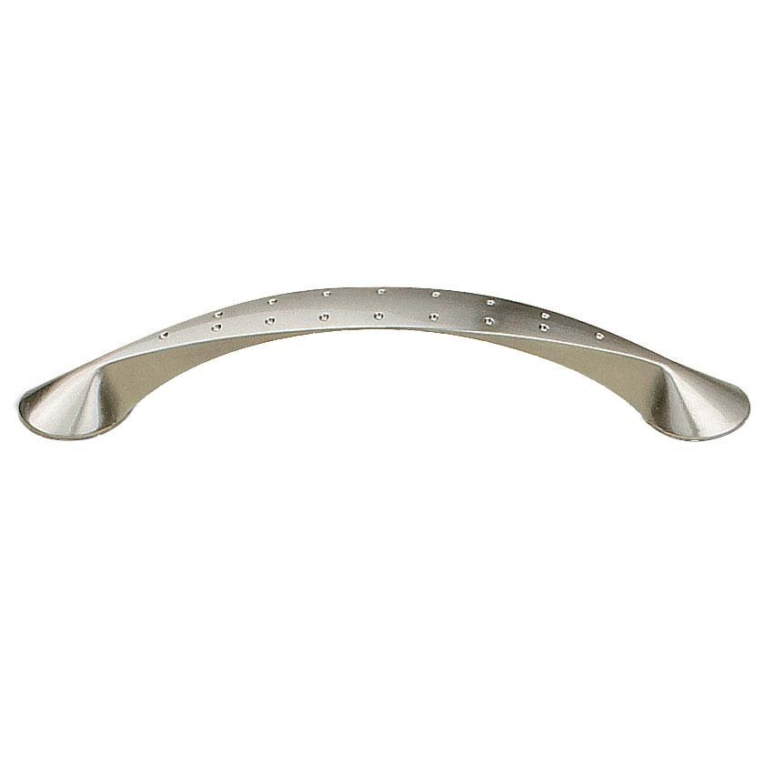 Richelieu 5" Centers Dimpled Handle in Brushed Nickel