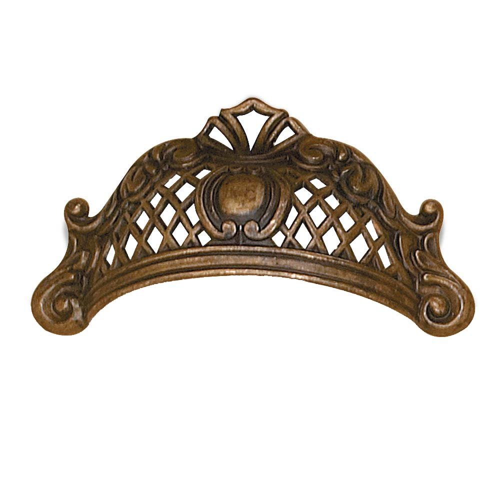Richelieu 2 1/2" Centers Filigree Cup Pull in Oxidized Brass