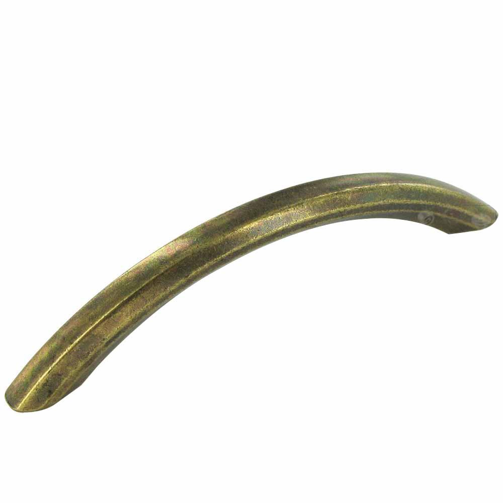 Richelieu 3 3/4" Centers Beveled Pull in Opaque Bronze