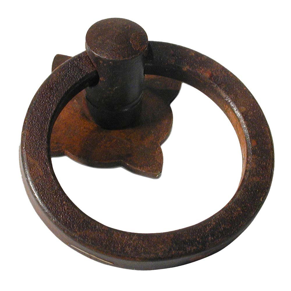 Richelieu 1 9/16" Diameter Plain Ring Pull in Rust