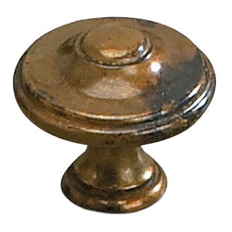 Richelieu Solid Brass 1 3/8" Diameter Parisian Knob in Oxidized Brass