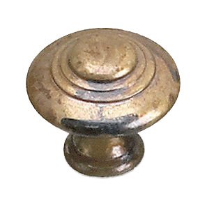 Richelieu Solid Brass 1 3/16" Diameter Marseille Knob in Oxidized Brass