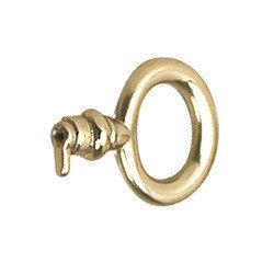 Richelieu Solid Brass 1 1/2" Long Plain Decorative Mock Key in Brass