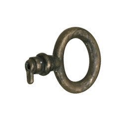Richelieu Solid Brass 1 5/32" Long Decorative Key in Oxidized Brass
