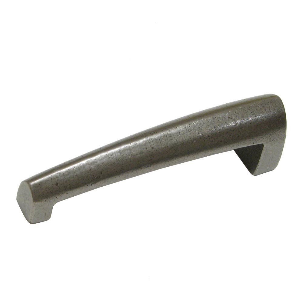 Richelieu 3 3/4" Centers Tapered Arch Handle in Natural Iron