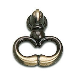 Richelieu Solid Brass 1 3/8" Long Mirror Image Ring Pull in Satin Bronze