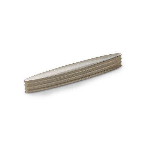 Richelieu 3 3/4" Centers Creased Handle in Brushed Nickel
