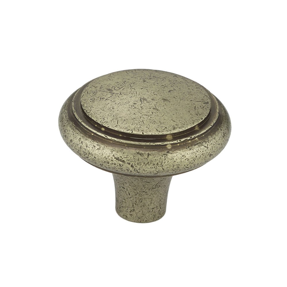 Richelieu Solid Bronze 1 9/16" Diameter Ridge Knob in Pewter Bronze