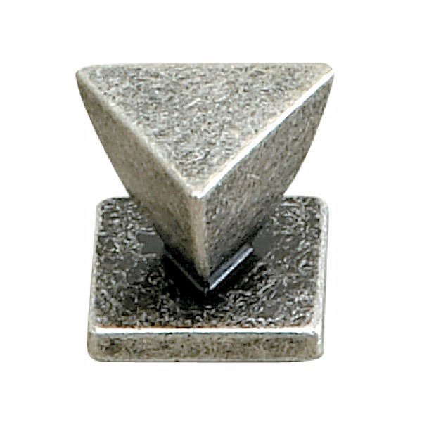 Richelieu 1 3/16" Triangle Knob in Old Silver