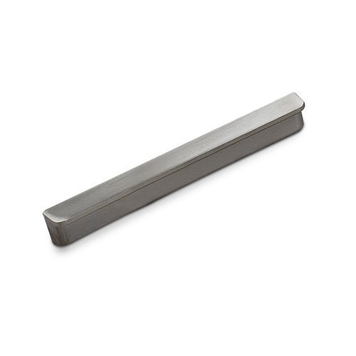 Richelieu 3 3/4" Centers Right-Angle Handle with Rounded Corners in Brushed Nickel