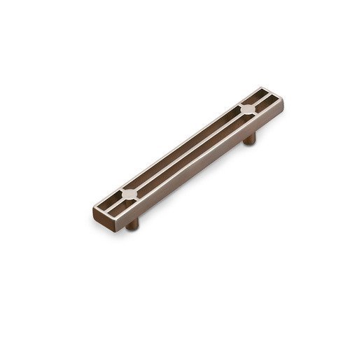 Richelieu 3 3/4" Centers Framework Bench Pull in Brushed Nickel