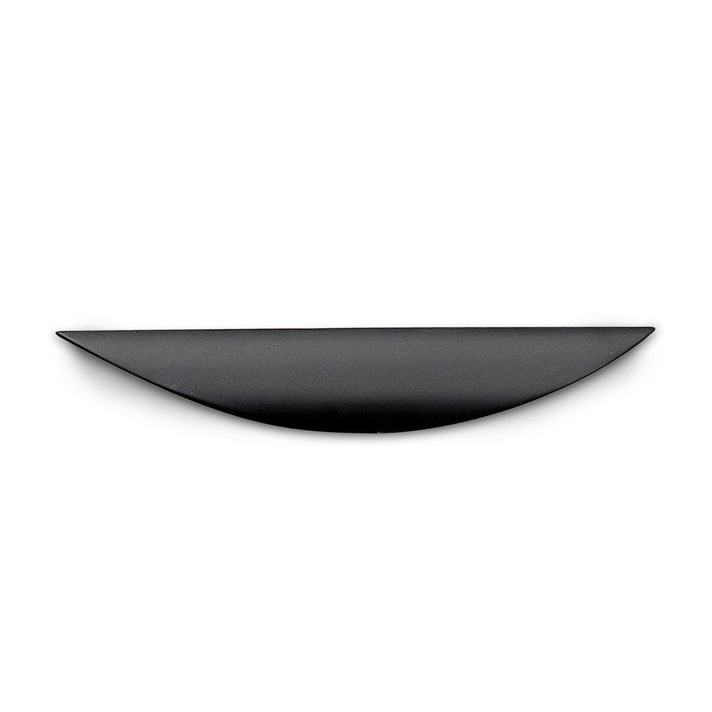 Richelieu 3 3/4" Centers Sharp Tapered Cup Pull in Matte Black