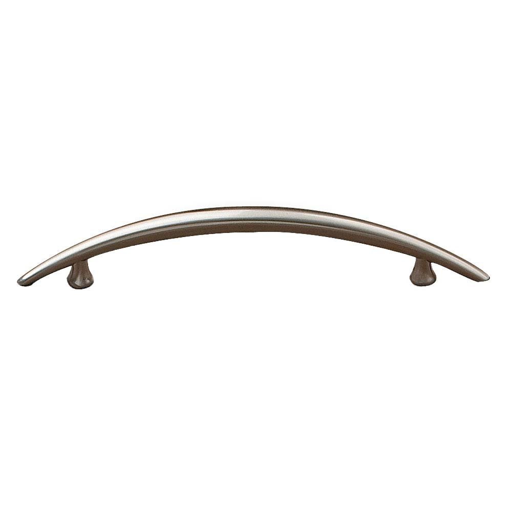 Richelieu 5" Centers Bow with Feet Pull in Brushed Nickel