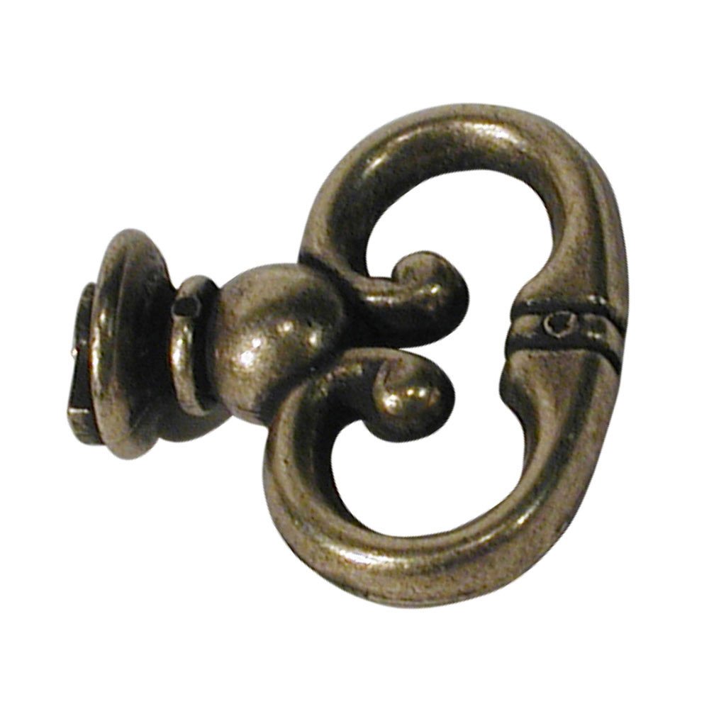 Richelieu 1 7/32" Long Beaded Decorative Mock Key in Opaque Bronze