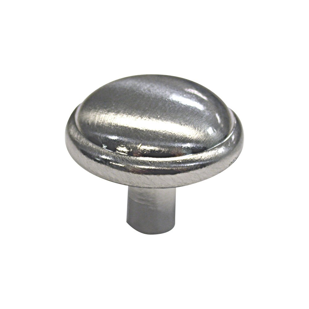 Richelieu 1 1/8" Diameter Dome Knob with Edge in Brushed Nickel