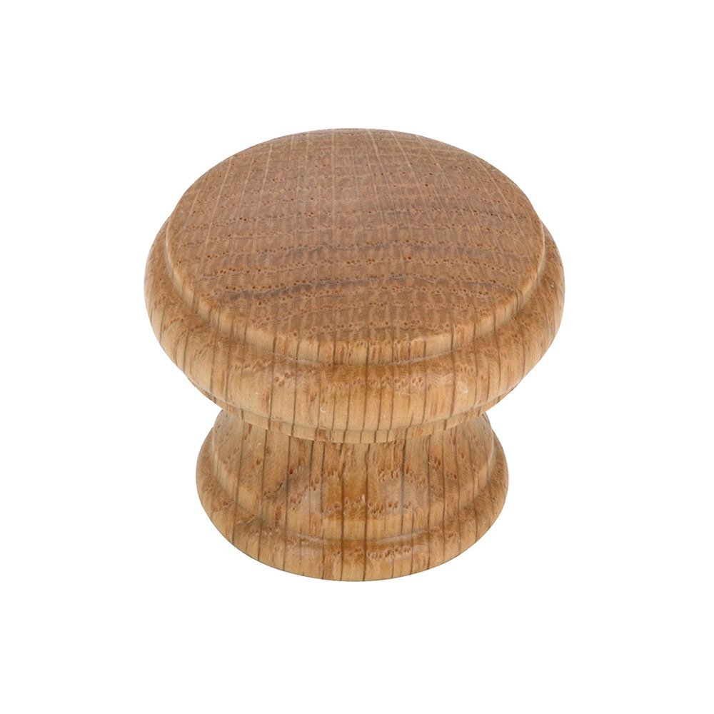 Richelieu 1 3/8" Round Wood Knob In Oak Natural
