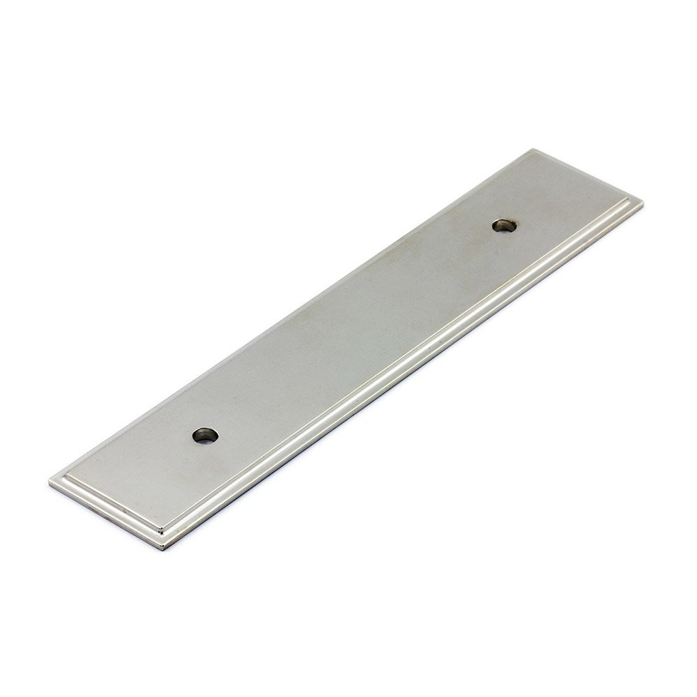 Richelieu 3 3/4" Centers Backplate for Pull In Polished Nickel