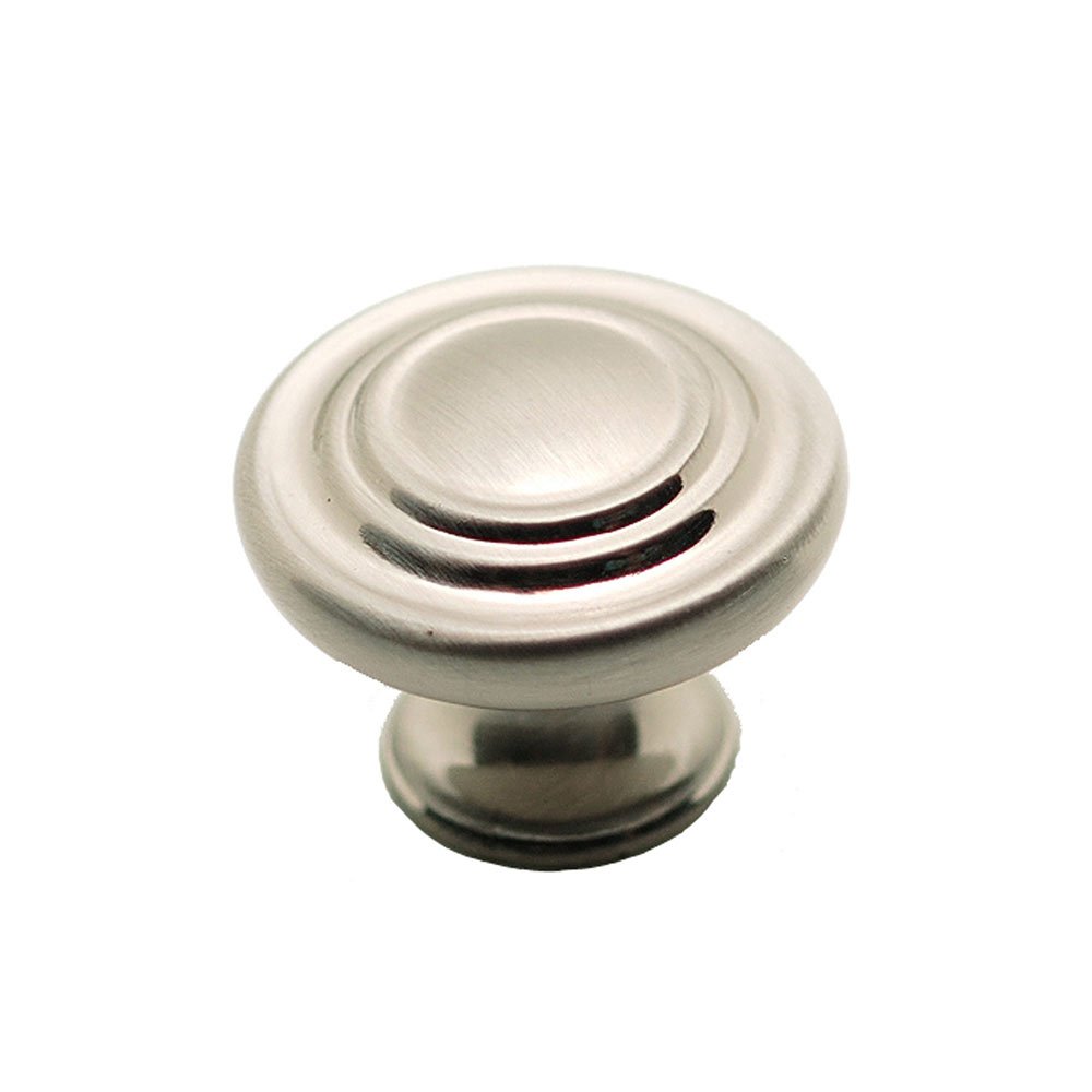 Richelieu 1 3/8" Diameter Button Knob in Brushed Nickel