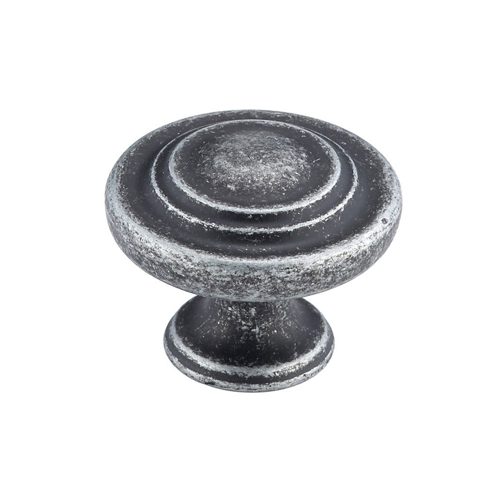 Richelieu 1 3/8" Diameter Button Knob in Natural Iron