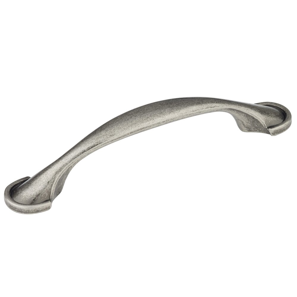 Richelieu 3 3/4" Centers Contoured Edge Pull in Natural Iron