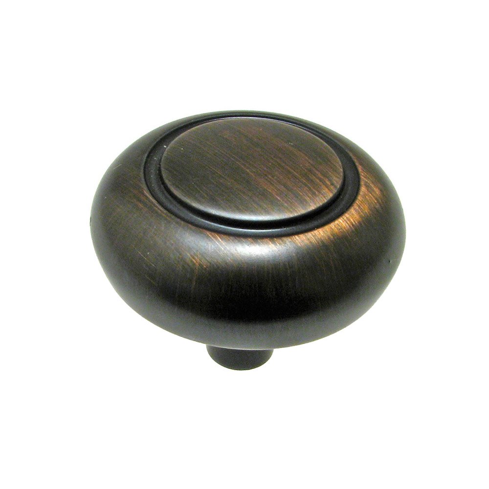 Richelieu 1 1/4" Diameter Knob in Brushed Oil Rubbed Bronze