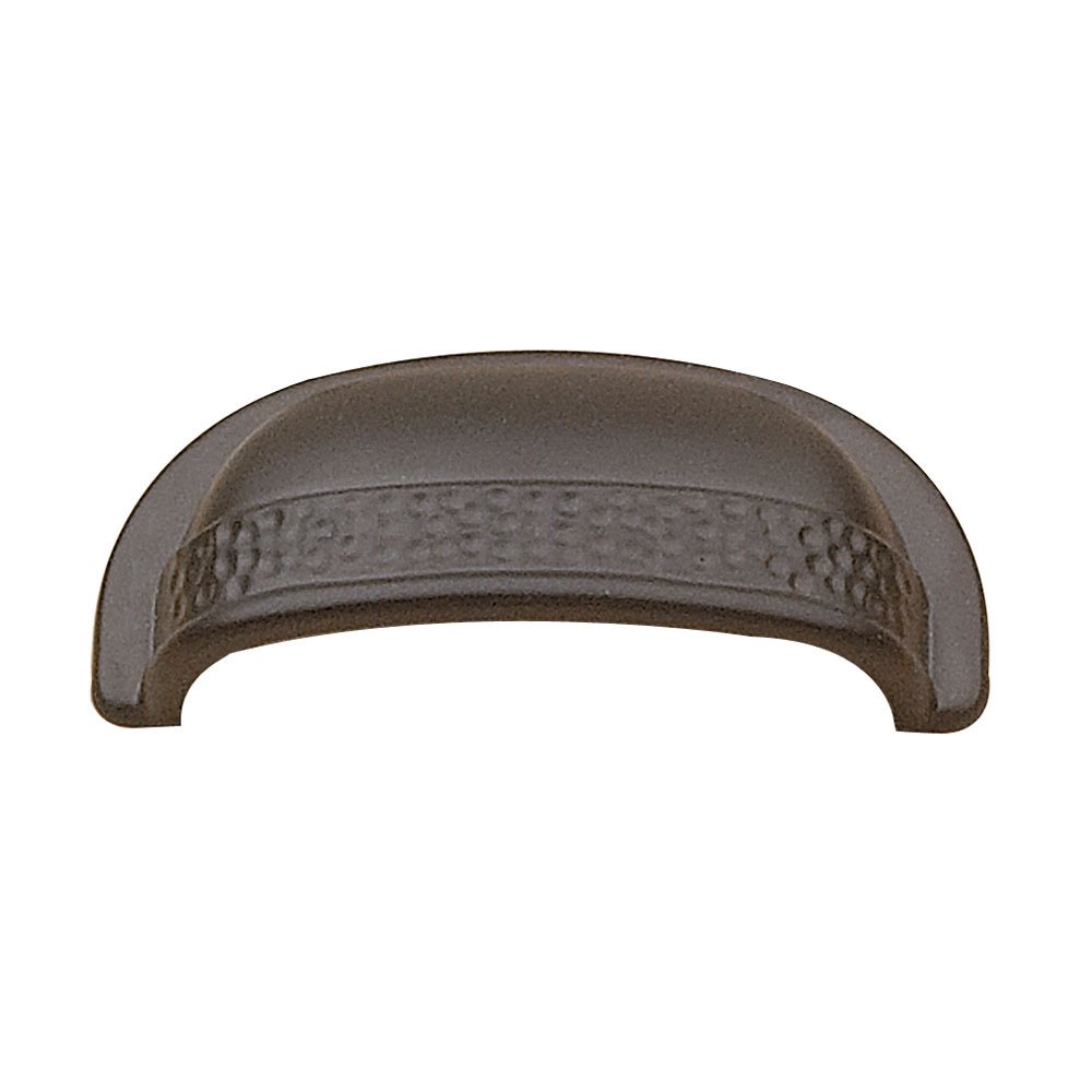 Richelieu 2 1/2" Centers Hammered Cup Pull in Matte Black