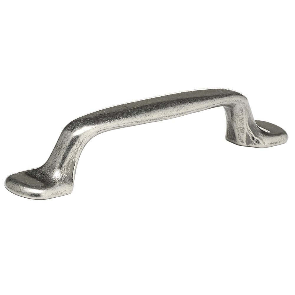 Richelieu 3 3/4" Centers Rounded Edge Pull in Pewter