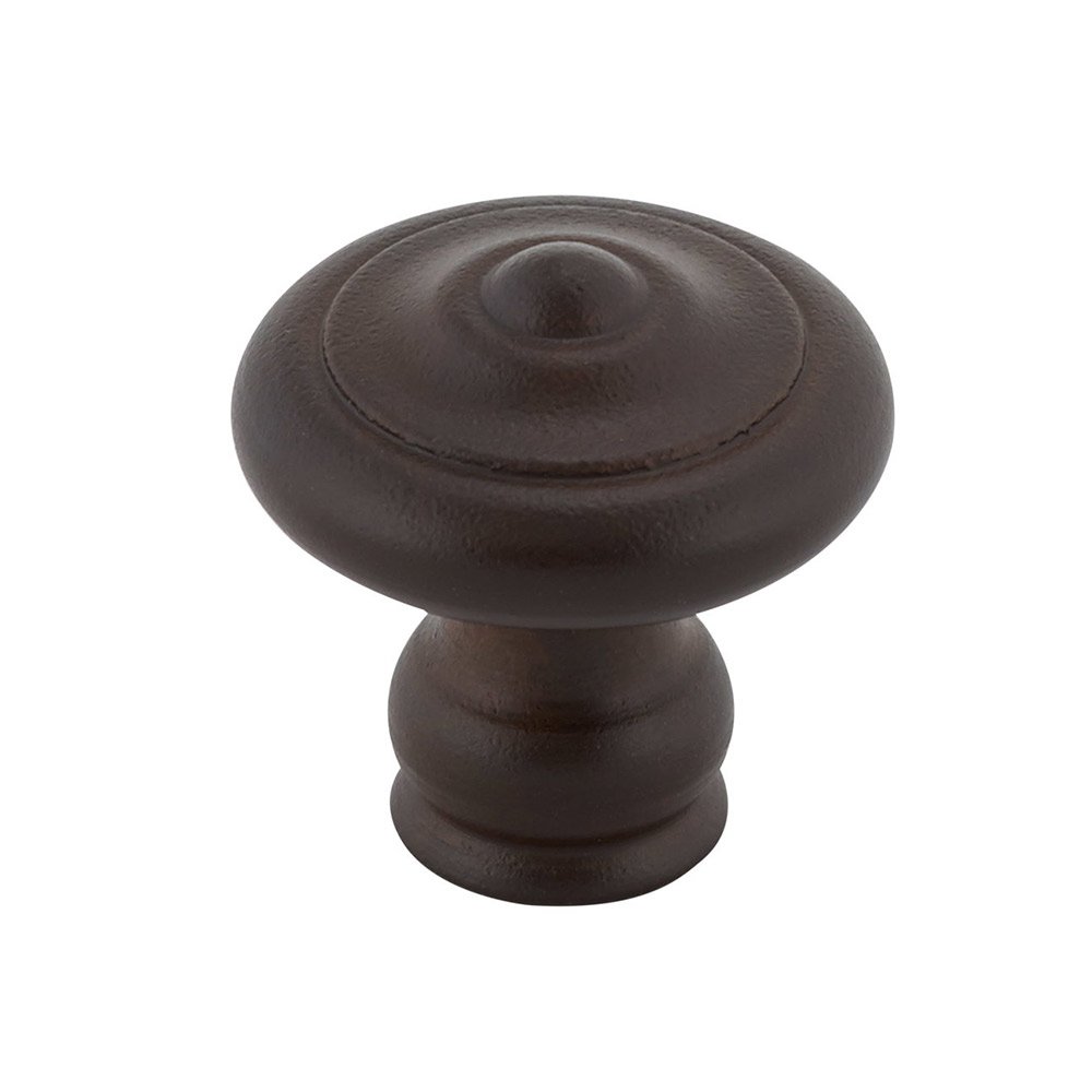 Richelieu Forged Iron 1 3/16" Diameter Ball-in-the-Center Flat-top Knob in Rust