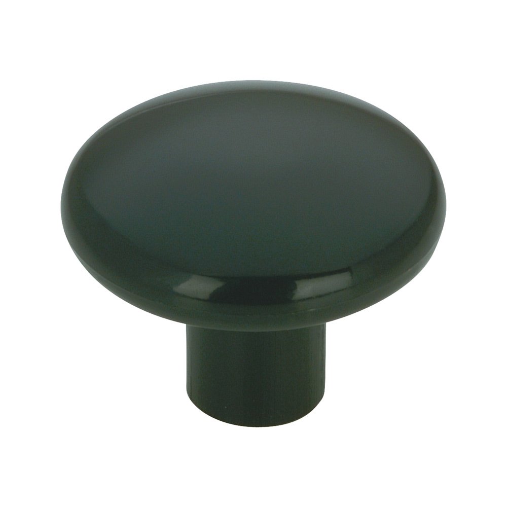 Richelieu Plastic 1 1/4" Diameter Flat-top Knob in Black