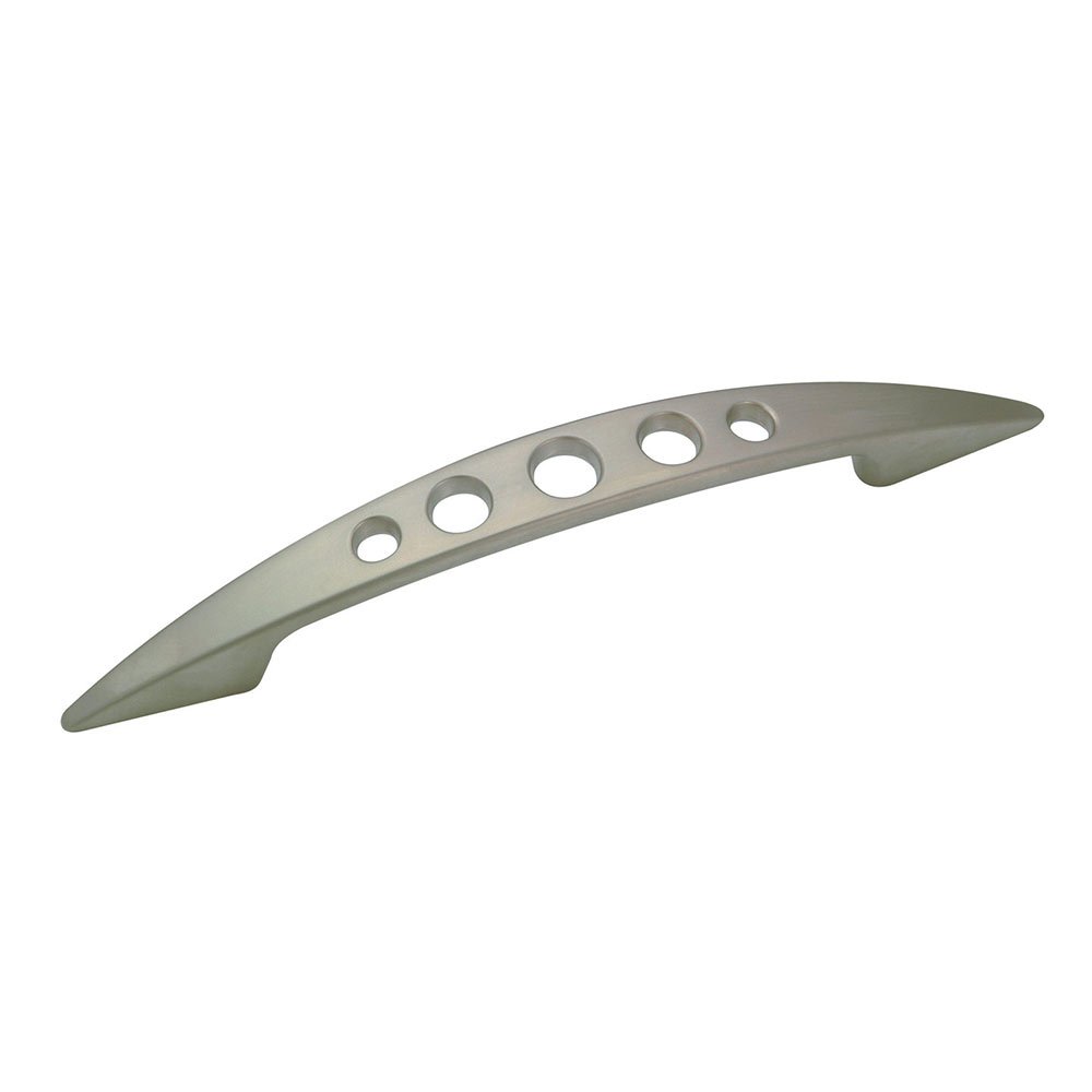 Richelieu 3 3/4" Centers Preforated Handle in Brushed Nickel