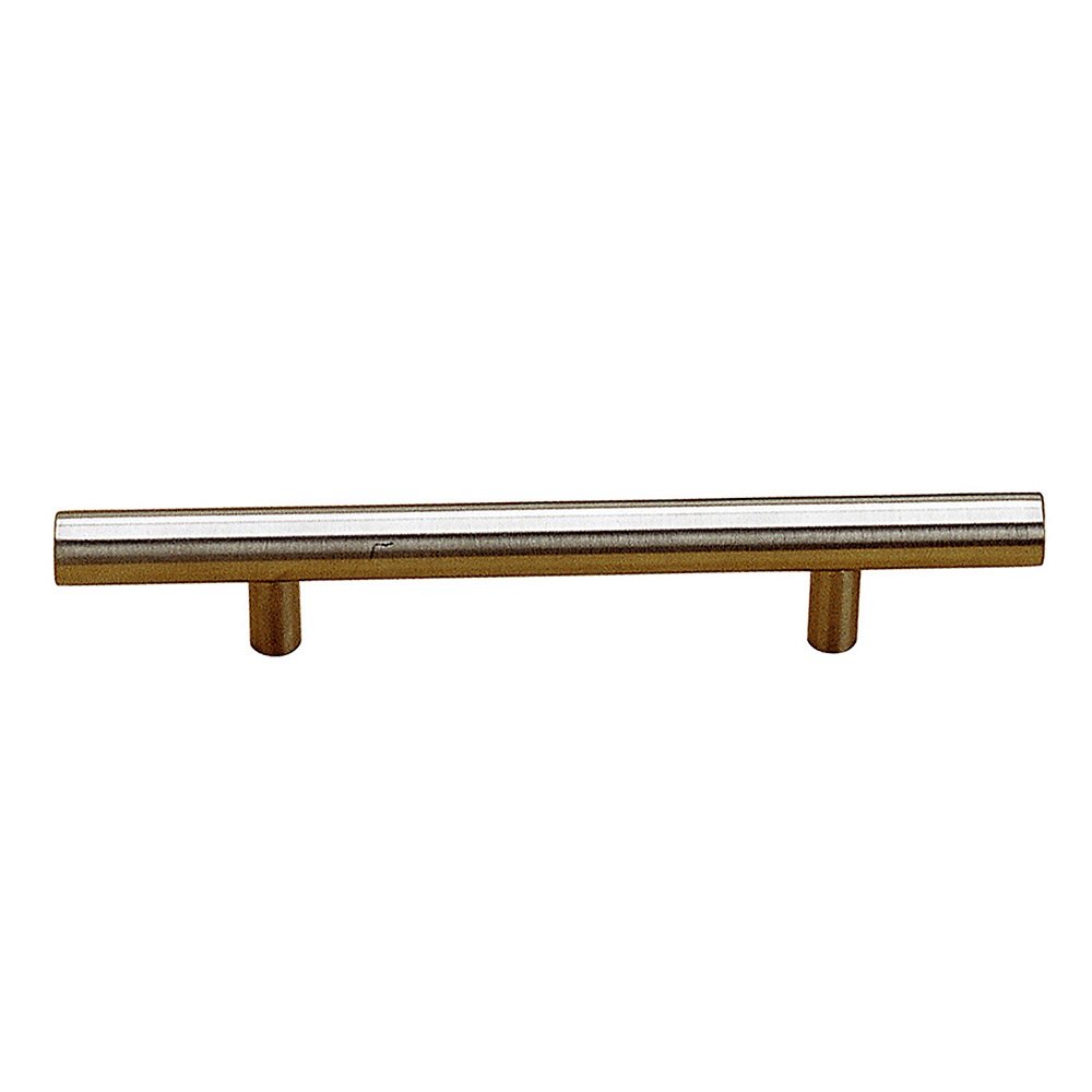 Richelieu Stainless Steel 4 1/8" Centers European Bar Pull in Stainless Steel