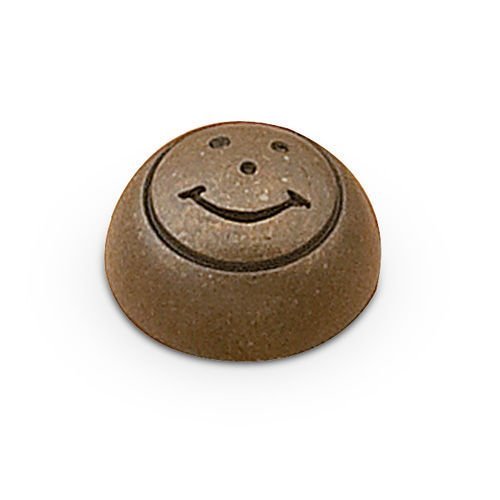 Richelieu 1 3/16" Long Smiley Face Knob in Burnished Brass