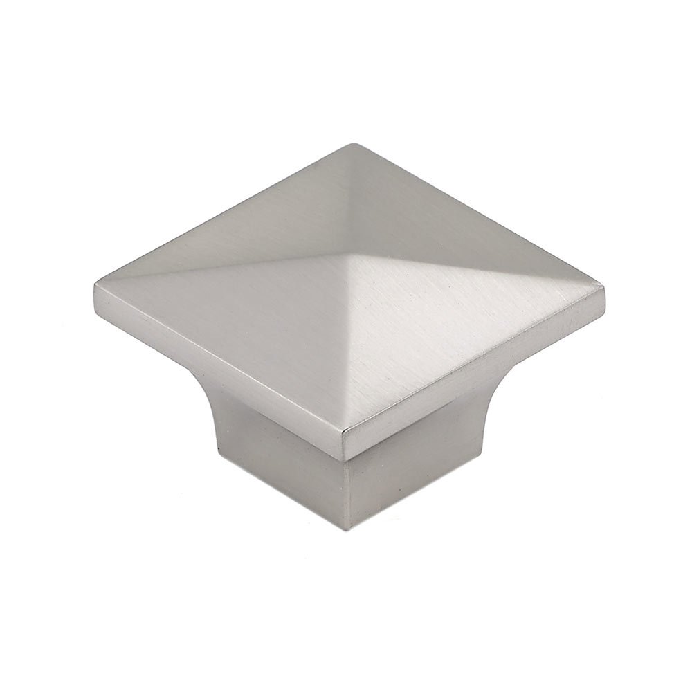 Richelieu 1 1/4" Long Square Knob in Brushed Nickel