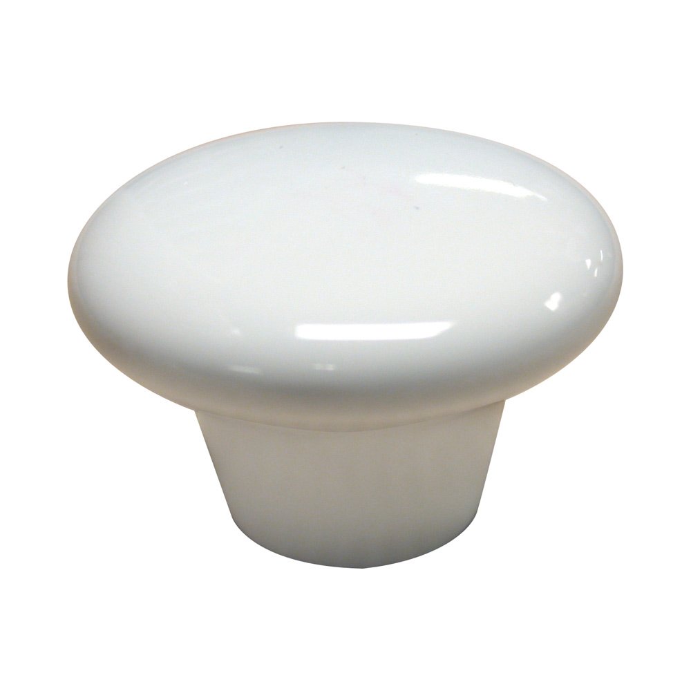 Richelieu Ceramic 1 1/2" Diameter Knob in White