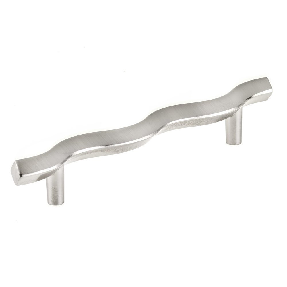 Richelieu 5" Centers Wavy Bar Pull in Brushed Nickel