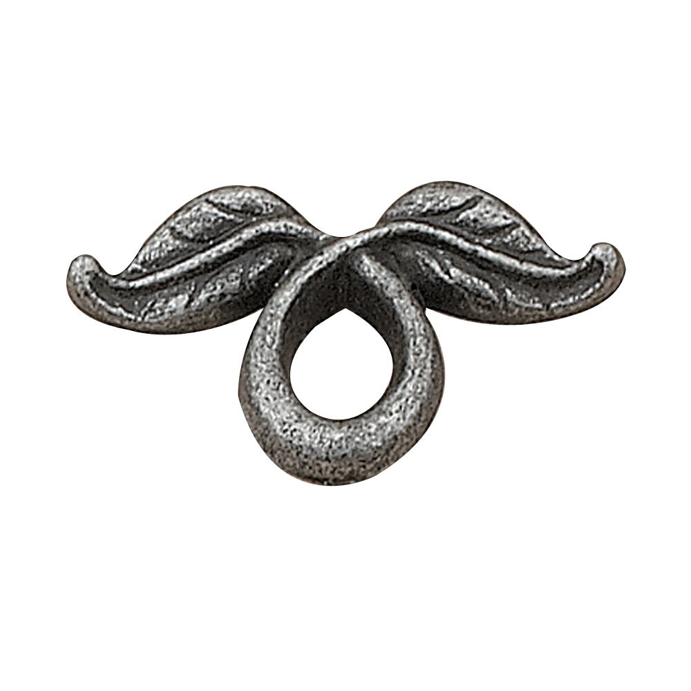 Richelieu 2 15/16" Long Leaves Ring Pull in Natural Iron