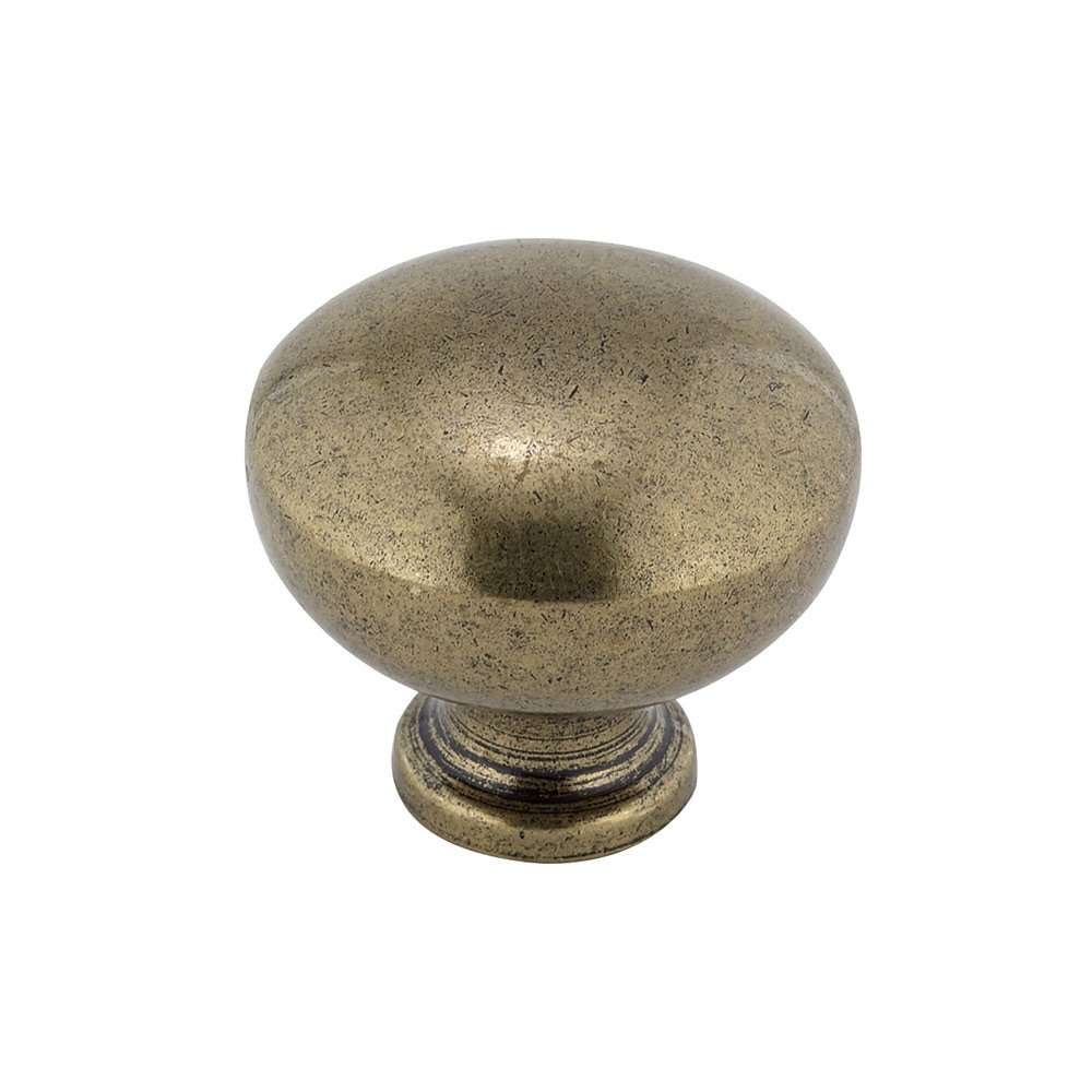 Richelieu 1 1/4" Diameter Round Knob in Burnished Brass