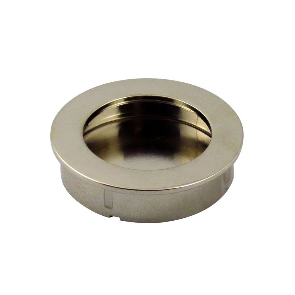 Richelieu 2 3/8" Round Recessed Pull In Polished Nickel