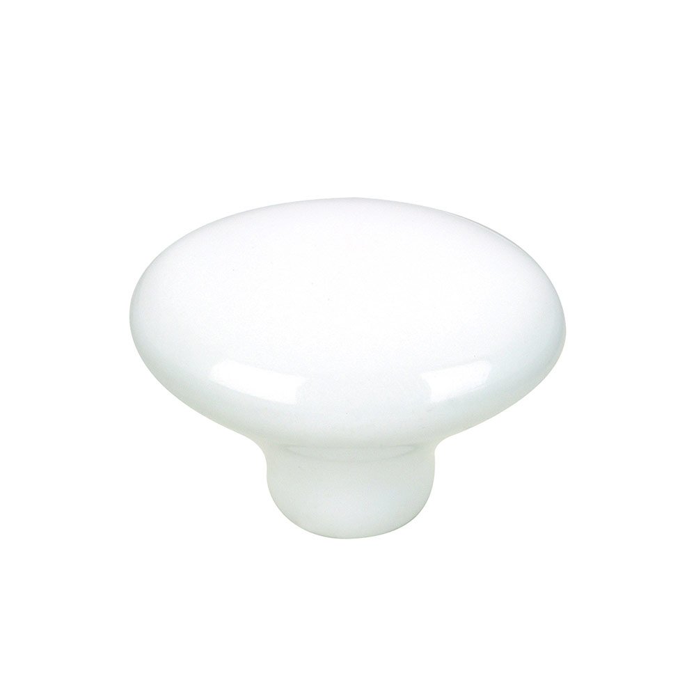 Richelieu Ceramic 1 11/32" Diameter Knob in White